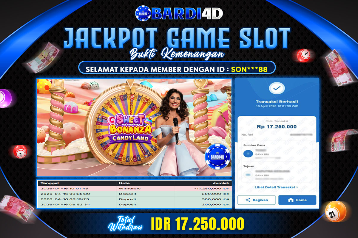 BARDI4D - BAYAR JACKPOT SLOT GATES OF OLYMPUS TOTAL RP.57.000.000 | DIBAYAR LUNAS